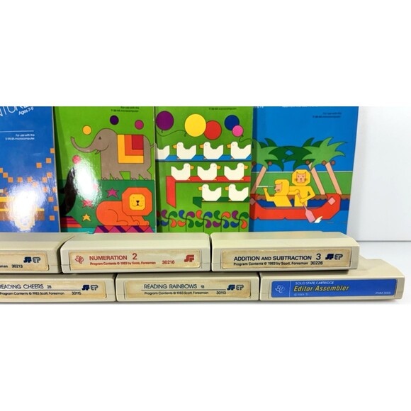 Vintage Texas Instruments TI-99 7 Solid State Cartridges & 8 Manuals Untested - Picture 5 of 10